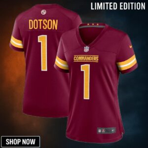 Jahan Dotson Washington Commanders Women's Player Game Jersey - Burgundy