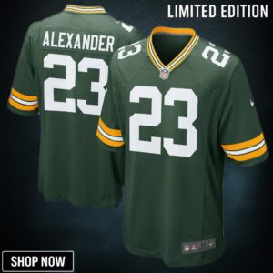 Jaire Alexander Green Bay Packers Game Player Jersey - Nfl