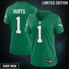 Jalen Hurts 1 Philadelphia Eagles Alternate Game Women Jersey - Kelly Green