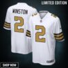 Jameis Winston 2 New Orleans Saints Men Alternate Game Jersey - White