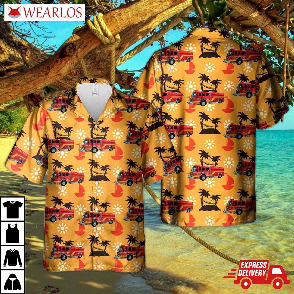 Jamesville Fire Department Rescue Hawaiian Shirt