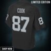 Jared Cook Oakland Raiders Nfl Pro Line Team Color Player Jersey - Black