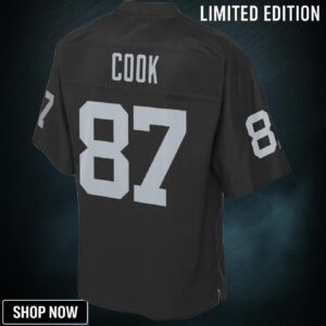 Jared Cook Oakland Raiders Nfl Pro Line Team Color Player Jersey - Black