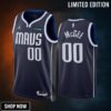 Javale Mcgee 00 -23 Dallas Mavericks Navy Statement Edition Jersey