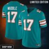 Jaylen Waddle 17 Miami Dolphins Vapor F.u.s.e. Limited Alternate 1 Jersey - Aqua
