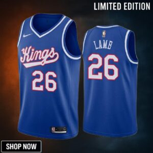 Jeremy Lamb Sacramento Kings Blue 26 Classic Edition Jersey - Men