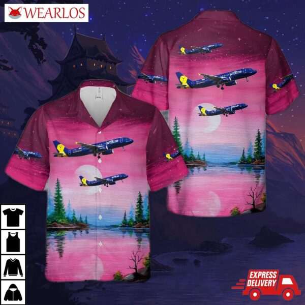 Jetblue Airways Vets In Blue Airbus A320-232 Hawaiian Shirt