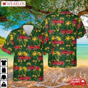 Jim Beam Fire Department And Emergency Response Team, Clermont, Kentucky Hawaiian Shirt
