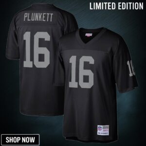 Jim Plunkett Las Vegas Raiders Mitchell & Ness Retired Player Legacy Replica Jersey - Black Nfl