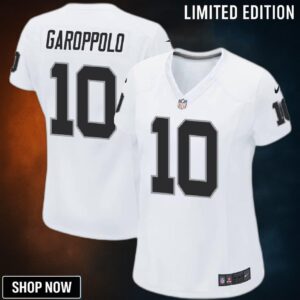 Jimmy Garoppolo 10 Las Vegas Raiders Game Women Jersey - White
