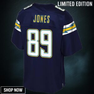 Jj Jones Los Angeles Chargers Nfl Pro Line Youth Player Jersey - Navy