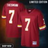 Joe Theismann Washington Football Team Mitchell And Ness Legacy Replica Jersey Burgundy Nfl