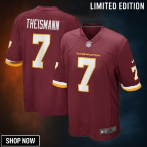 Joe Theismann Washington Football Team Retired Player Jersey - Burgundy Nfl