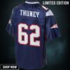 Joe Thuney New England Patriots Nfl Pro Line Player Jersey - Navy