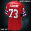John Hannah New England Patriots Nfl Pro Line Retired Player Replica Jersey - Red