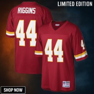 John Riggins Washington Football Team Mitchell And Ness Legacy Replica Jersey Burgundy Nfl