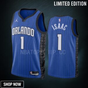 Jonathan Isaac 1 -23 Orlando Magic Blue Statement Edition Jersey Swingman