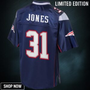 Jonathan Jones New England Patriots Nfl Pro Line Youth Player Jersey - Navy