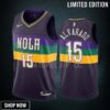 Jose Alvarado 15 New Orleans Pelicans Purple Jersey -23 City Edition Swingman