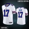 Josh Allen 17 Buffalo Bills White Vapor Limited Jersey