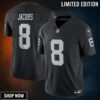 Josh Jacobs 8 Las Vegas Raiders Nike Vapor F.u.s.e. Limited Jersey - Black