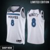 Josh Minott 8 Minnesota Timberwolves -23 Association Edition White Men Jersey Swingman