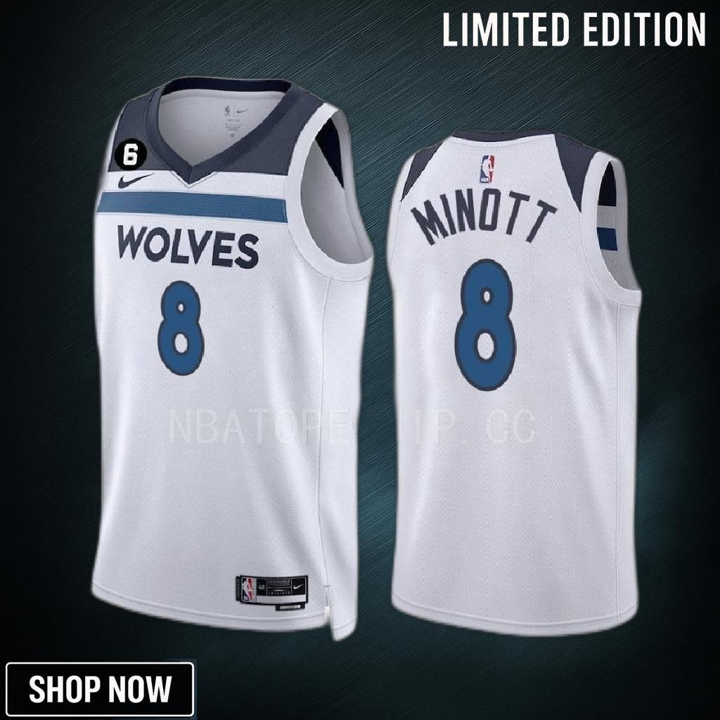 Josh Minott 8 Minnesota Timberwolves -23 Association Edition White Men Jersey Swingman