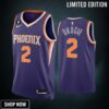 Josh Okogie 2 Phoenix Suns Purple -23 Icon Edition Men Jersey Swingman
