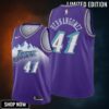 Juan Hernangomez 41 Utah Jazz Classic Edition Purple Jersey Trade - Men