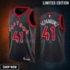 Juancho Hernangomez 41 Toronto Raptors Black Men Jersey -23 Statement Edition Swingman