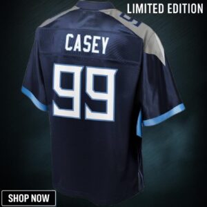 Jurrell Casey Tennessee Titans Nfl Pro Line Team Player Jersey - Navy