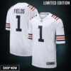 Justin Fields Chicago Bears Alternate Game Jersey - White Nfl