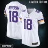 Justin Jefferson Minnesota Vikings Women's Game Jersey - White