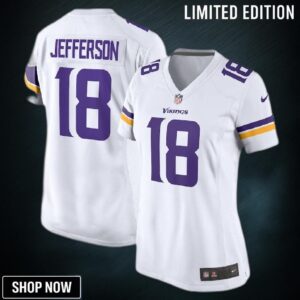 Justin Jefferson Minnesota Vikings Women's Game Jersey - White