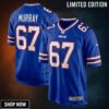 Justin Murray 67 Buffalo Bills Home Game Player Jersey - Royal