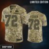 Kansas City Chiefs Eric Fisher Jersey Nfl Camo Salute To Service