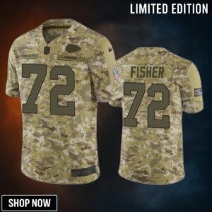 Kansas City Chiefs Eric Fisher Jersey Nfl Camo Salute To Service