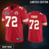 Kansas City Chiefs Eric Fisher Red Super Bowl Liv Vapor Limited Jersey