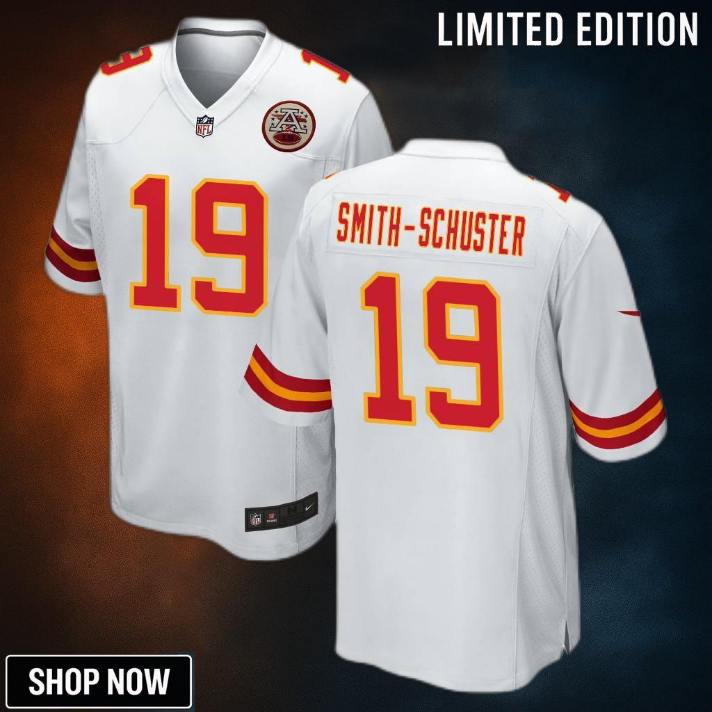 Kansas City Chiefs Juju Smith-schuster 19 Game Jersey - White