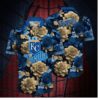 Kansas City Royals Bold Blue Rose Hawaiian Shirt