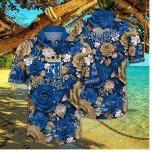 Kansas City Royals Floral Crown Hawaiian Shirt