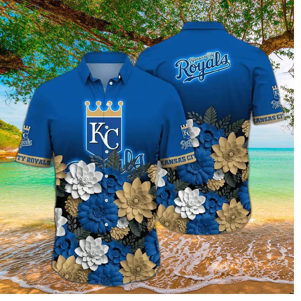 Kansas City Royals Floral Majesty Hawaiian Shirt