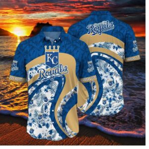 Kansas City Royals Palm Wave Hawaiian Shirt