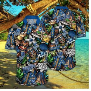 Kansas City Royals Tiki Paradise Hawaiian Shirt