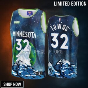 Karl-anthony Towns 32 Minnesota Timberwolves & Kidsuper Studios Unisex Hometown Jersey