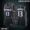 Keegan Murray 13 Sacramento Kings Black Men Jersey -23 Statement Edition Swingman