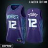 Kelly Oubre 12 -23 Charlotte Hornets Purple Statement Edition Men Jersey Swingman