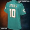 Kenny Stills Miami Dolphins Nfl Pro Line Womens Team Player Jersey - Aqua