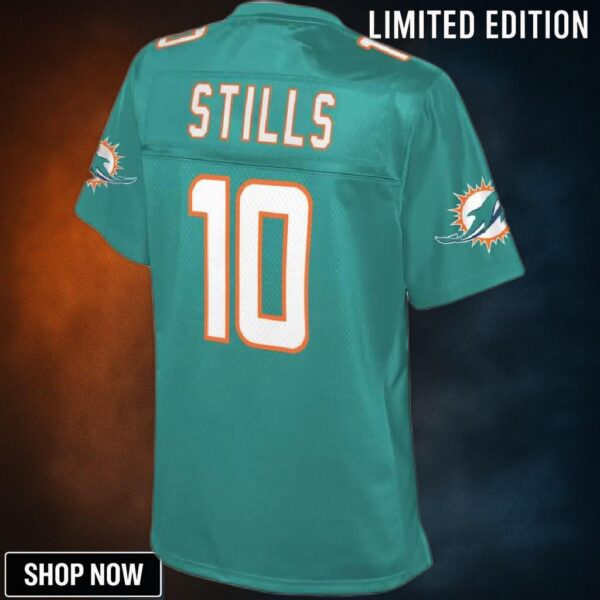 Kenny Stills Miami Dolphins Nfl Pro Line Womens Team Player Jersey - Aqua
