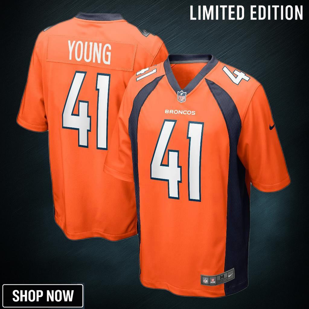 Kenny Young Denver Broncos Game Jersey - Orange Nfl